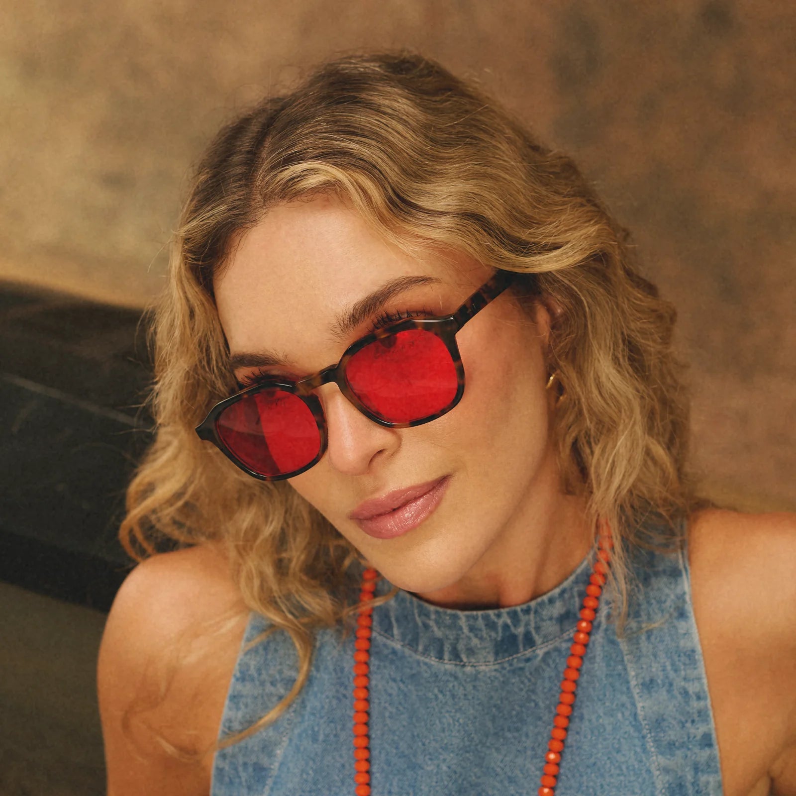 Las del Capi Dark Brown - Lente Rojo