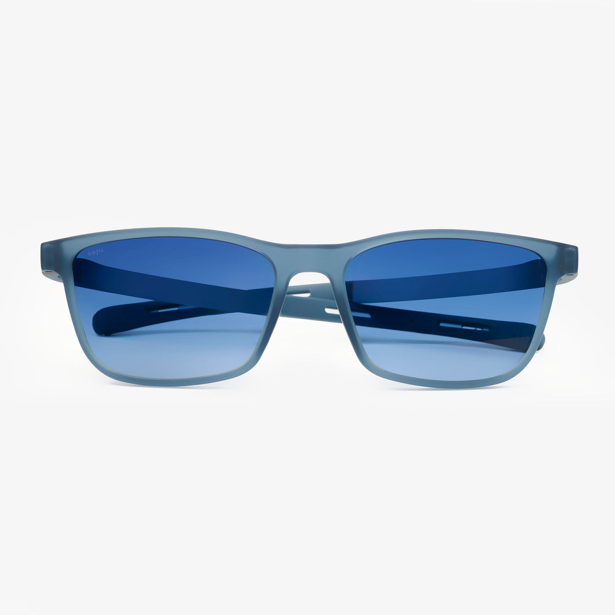 Páramo Denim — gafas de sol rectangulares de Sajú en TR90 azul denim con sistema Grip