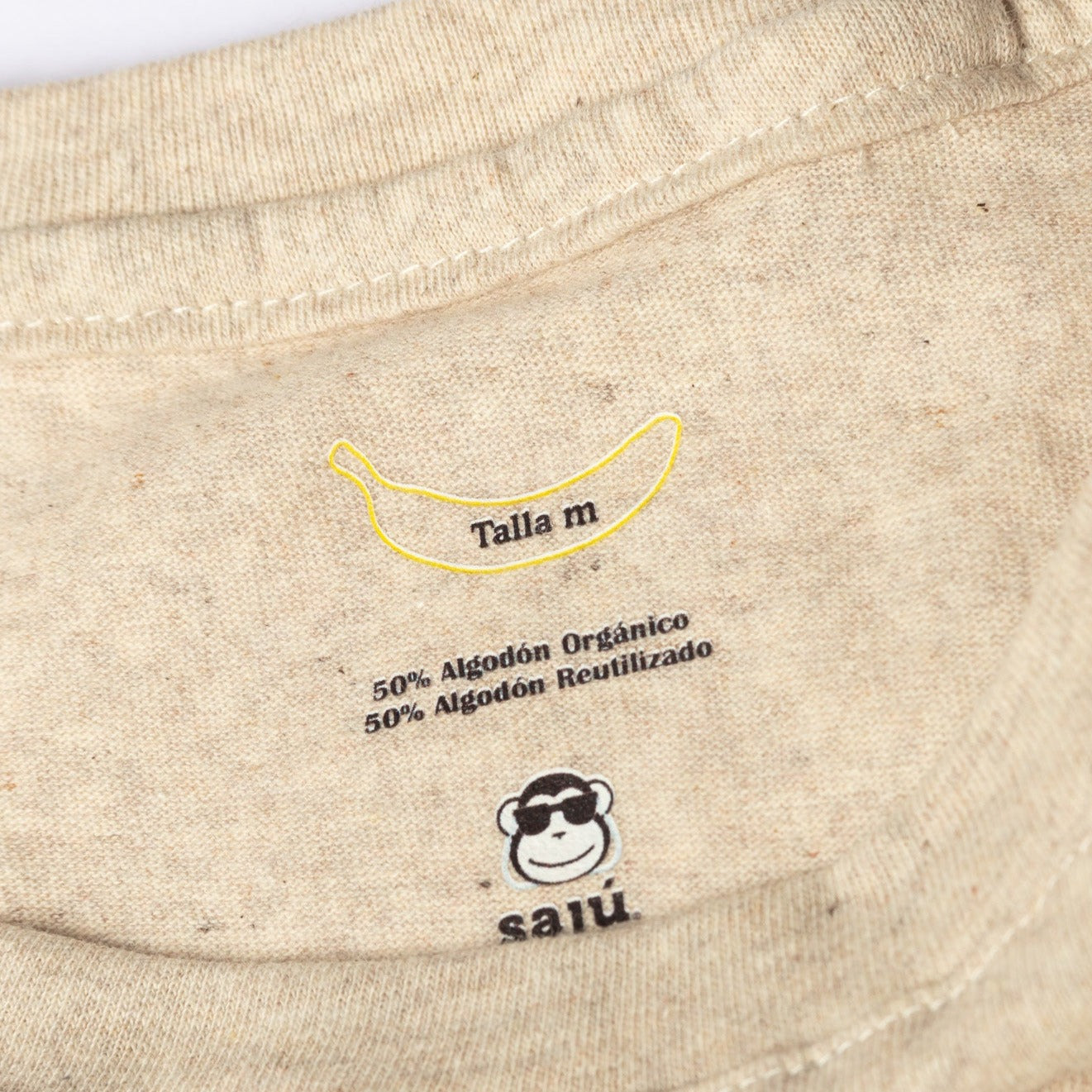 Camiseta básica - Crema