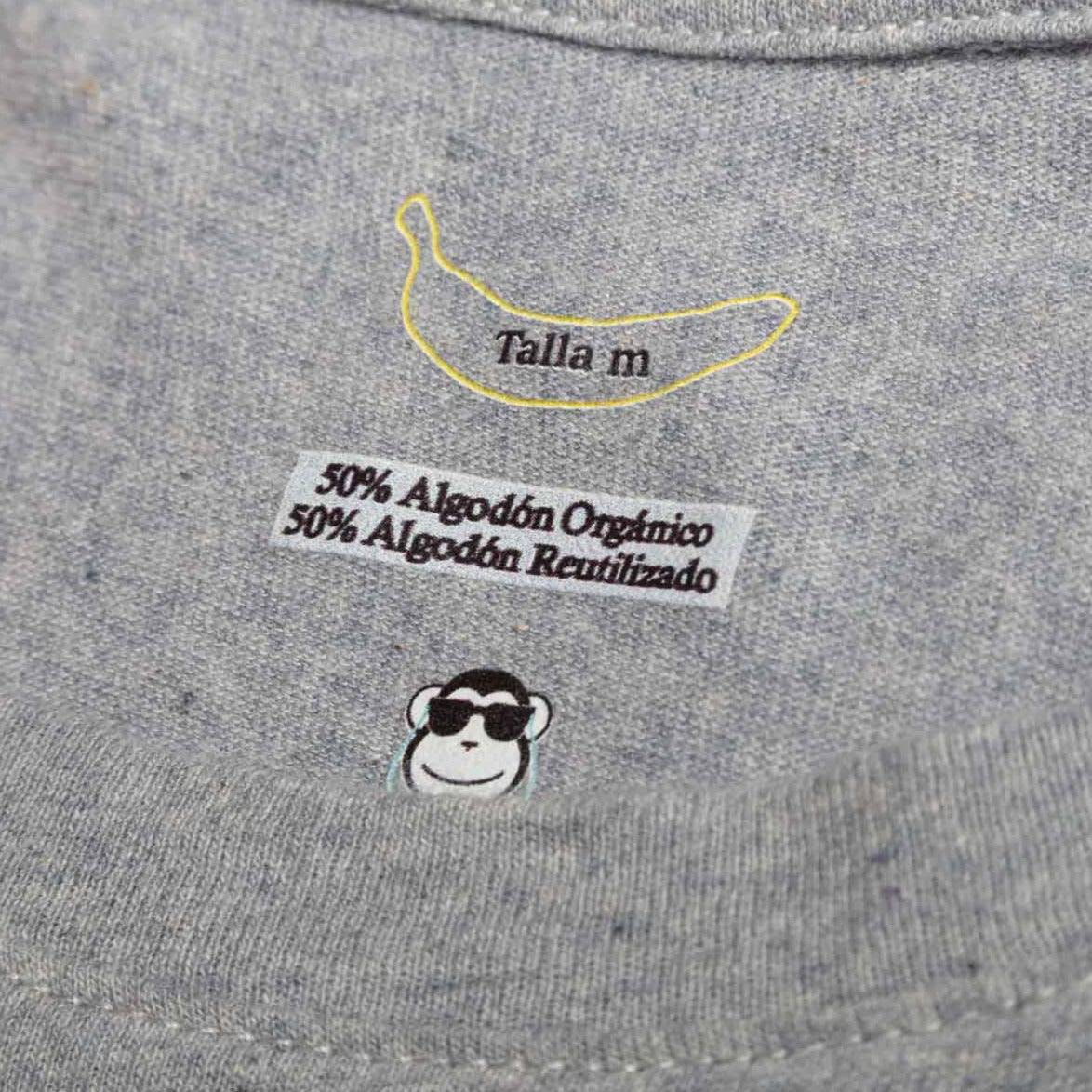Camiseta básica - Gris / Azul