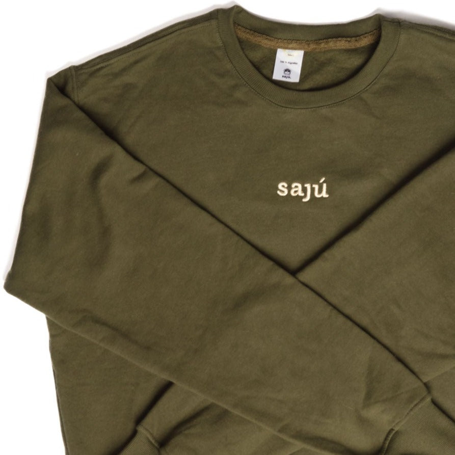 Suéter cuello redondo - Verde