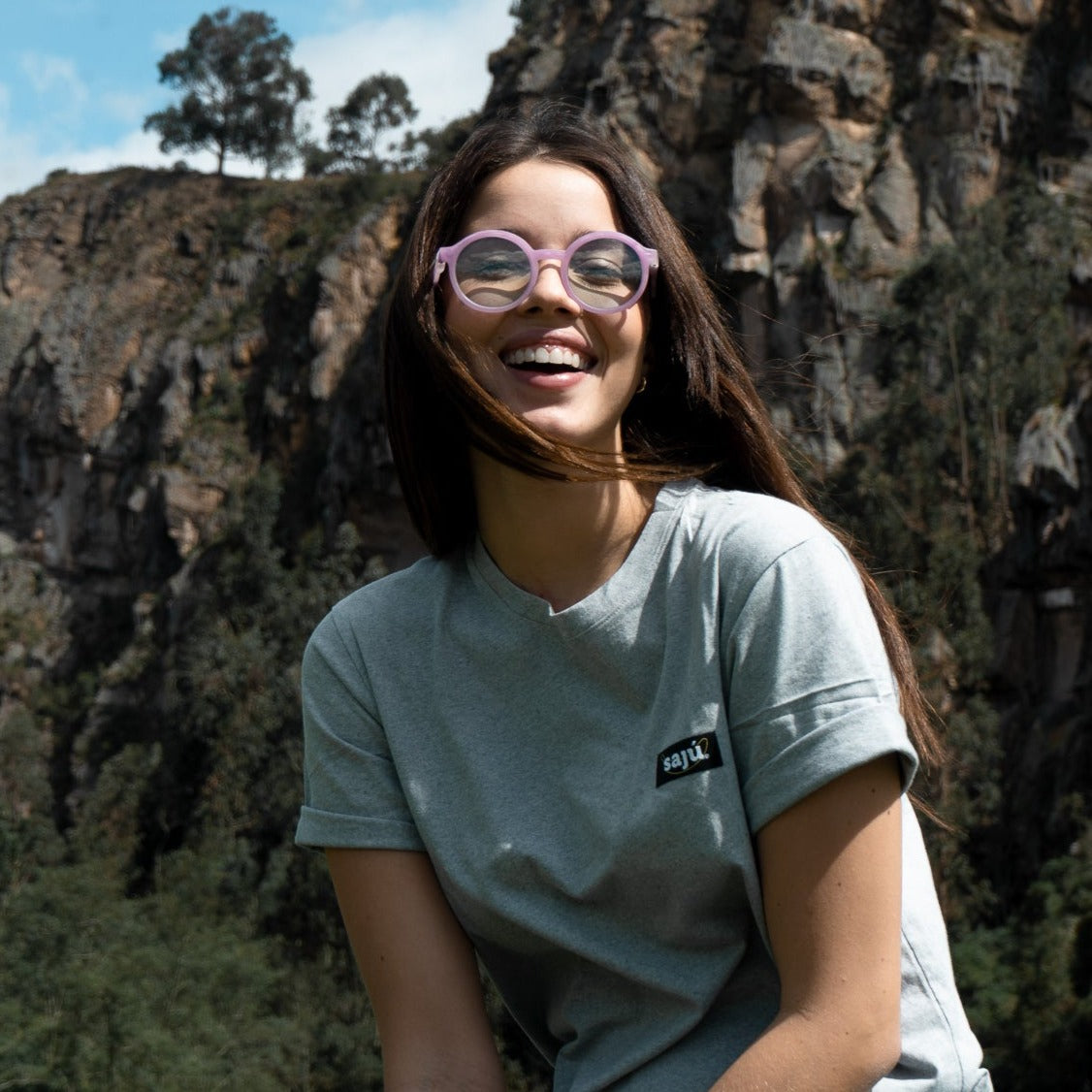 Camiseta básica - Gris