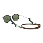 Cuelga Gafas Cuero Bordado